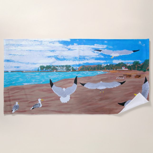 Toalla De Playa Puerto de Dana (Anverso)