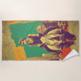 Toalla De Playa Punk Rider Rhino New York Pop Art
