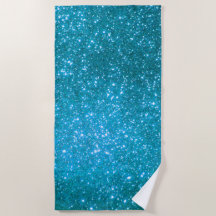 Purpurina de oro azul de lujo