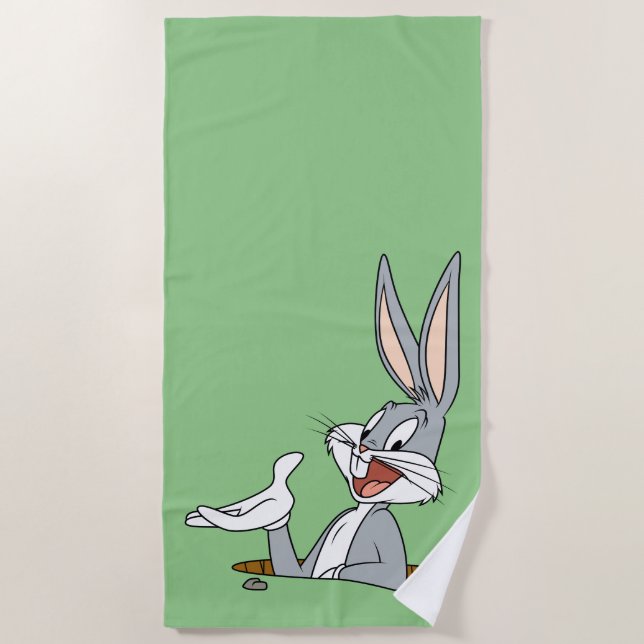 Toalla De Playa ¿QUÉ PASA DOC?™ BUGS BUNNY™ Rabbit Hole (Anverso)