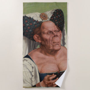 Toalla De Playa Quentin Matsys - Una Grotesca anciana