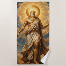 Toalla De Playa Ra – Egyptian Sun God