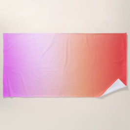 Toalla De Playa Radiant Pastel Sunset Gradient