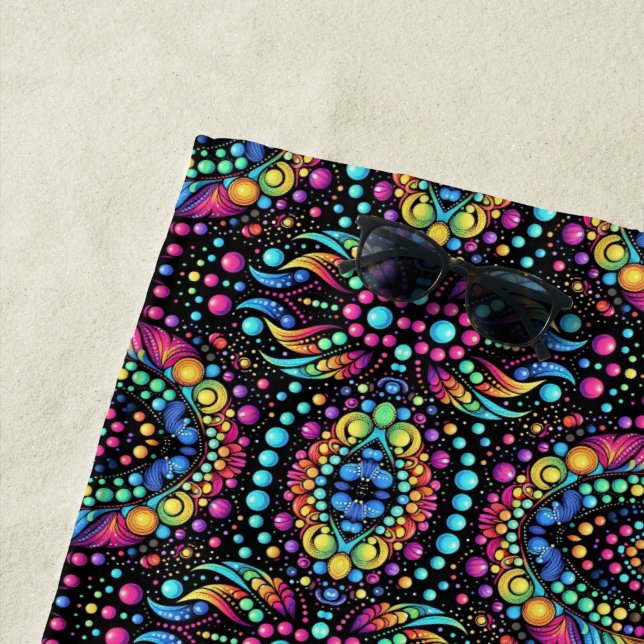 Toalla De Playa Rainbow Carnival (In situ)