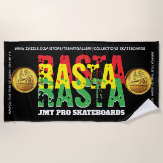 Toalla De Playa RASTA. JMT Beach Towel