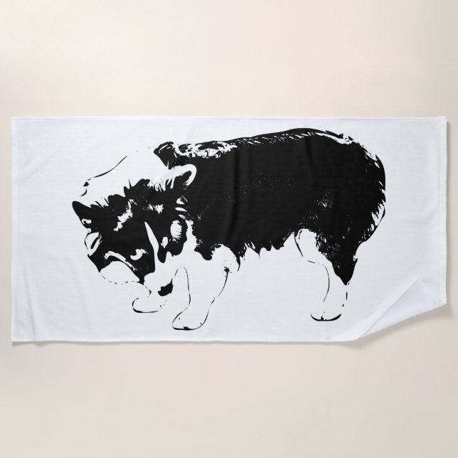 Toalla De Playa Rastreador de dunas de cosecha (Anverso)