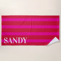 Rayas rosa fucsia personalizadas