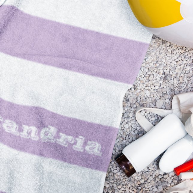 Toalla De Playa Rayo púrpura (Subido por el creador)