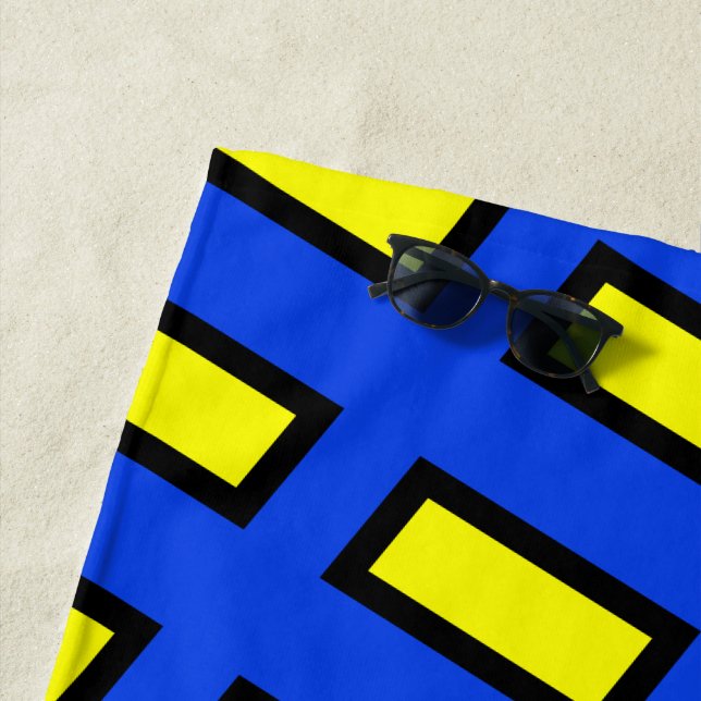 Toalla de playa Rectangle Pattern (In situ)