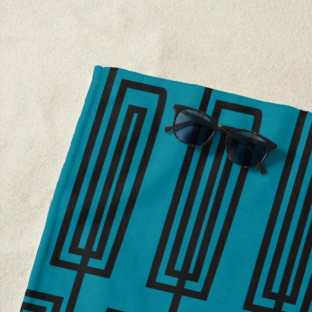 Toalla De Playa Rectángulos continuos (In situ)