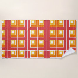 Toalla De Playa Red Topsy Turvy