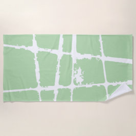 Toalla De Playa Refined White Light Grunge Modern Dirty Mesh