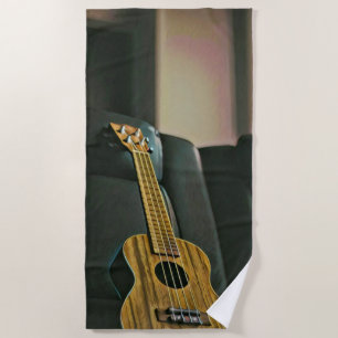 Toalla De Playa regalo acústico de guitarra eléctrica de bajo