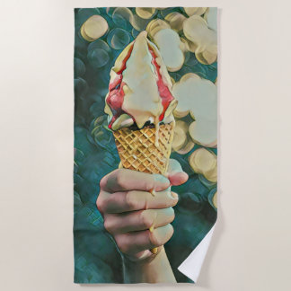 Toalla De Playa Regalo de amante de los helados