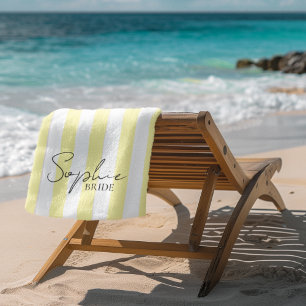 Toalla De Playa Regalo de Despedida de Soltera con Nombre Personal