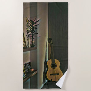 Toalla De Playa Regalo de guitarrista de Guay