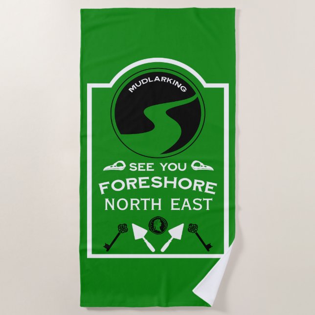 Toalla De Playa Regalo de hobby para sonar (Anverso)