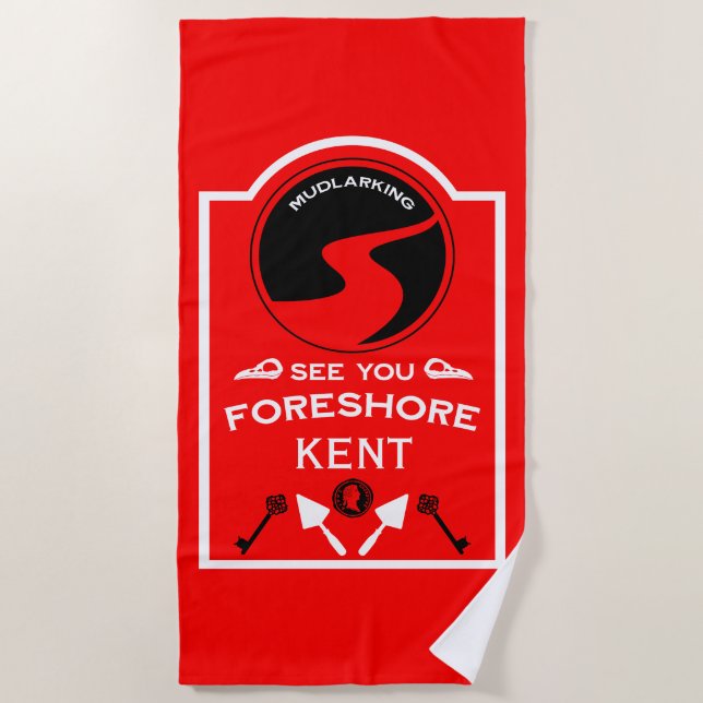 Toalla De Playa Regalo de hobby para sonar (Anverso)