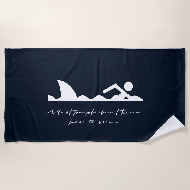 Toalla De Playa Regalo divertido del amante del sarcasmo del (Anverso)