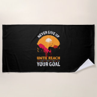 Toalla De Playa Regalo ecuestre | No rendirse hasta llegar
