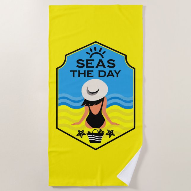 Toalla De Playa Regalo esencial de la playa de verano (Anverso)