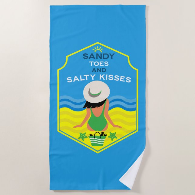 Toalla De Playa Regalo esencial de la playa de verano (Anverso)