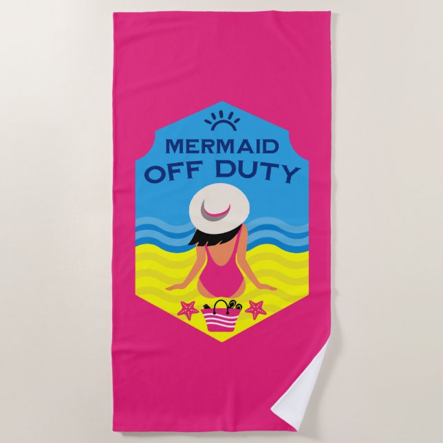 Toalla De Playa Regalo Esencial de Playa de Verano (Anverso)