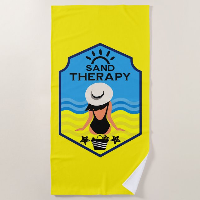 Toalla De Playa Regalo Esencial de Playa de Verano (Anverso)