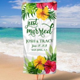 Toalla De Playa Regalo para Despedida de Soltera, Recién Casados,