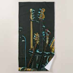 Toalla De Playa Regalo para un amigo guitarrista
