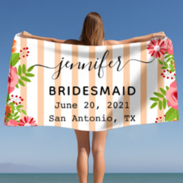 Toalla De Playa Regalos de Boda Regalo de Despedida de Soltera, Bo