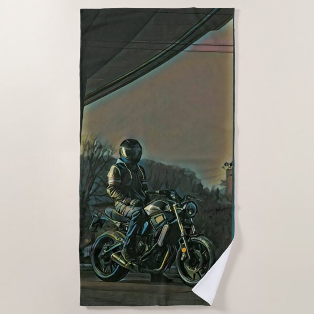 Toalla De Playa Regalos de motocicletas (Anverso)