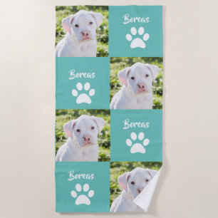 Toalla De Playa Regalos Mascotas Personalizados, perro Personaliza