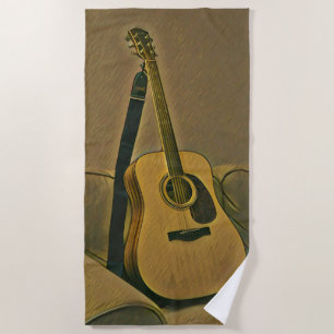 Toalla De Playa Regalos para guitarristas