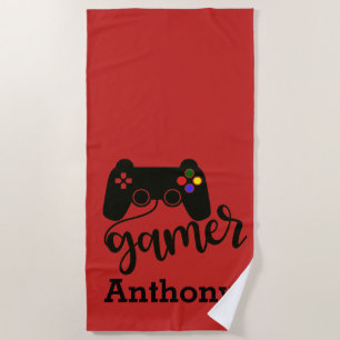 Toalla De Playa Regulador personalizado del videojuego del