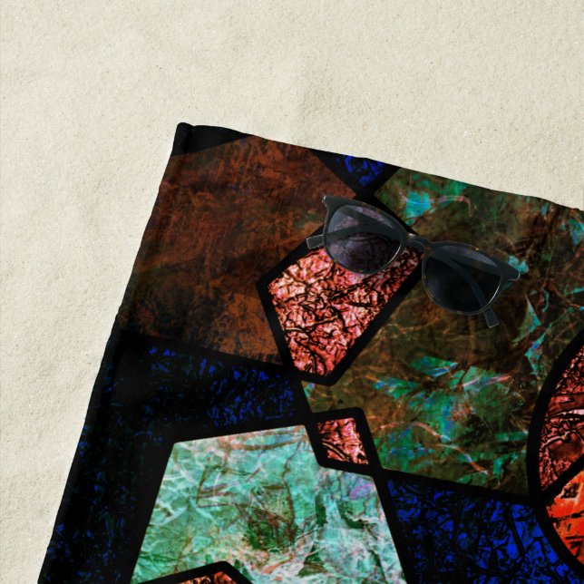 Toalla De Playa regulares y textura deformada (In situ)