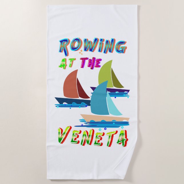 Toalla De Playa Remo En La Veneta (Anverso)