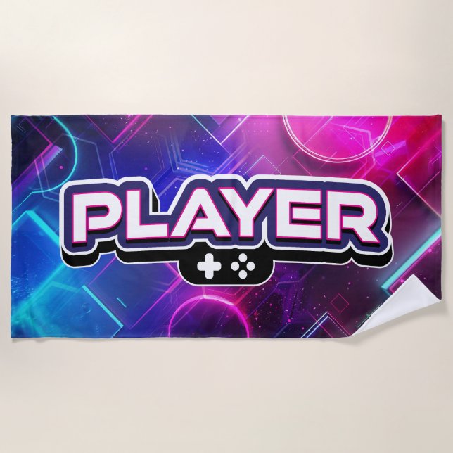 Toalla De Playa Reproductor (Anverso)