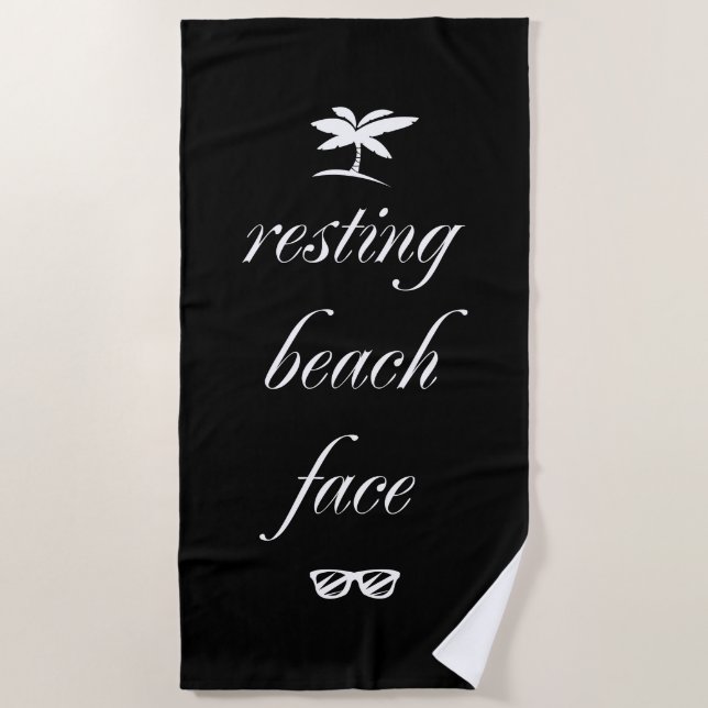 Toalla De Playa Resting Beach Face (Anverso)