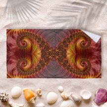 Resumen de fractal rojo feroz