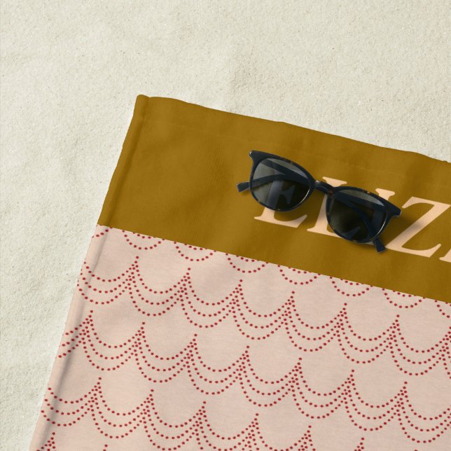 Toalla De Playa Resumen llamado Faux Chandelier Patrern (In situ)