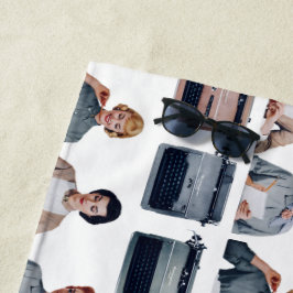 Toalla De Playa Retro Happy Administrative Professionals Day 