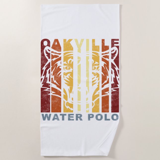 Toalla de playa Retro Oakville Water Polo (Anverso)