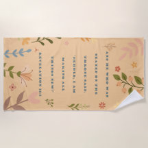 Revelación 21:5, Apricot floral cristiano