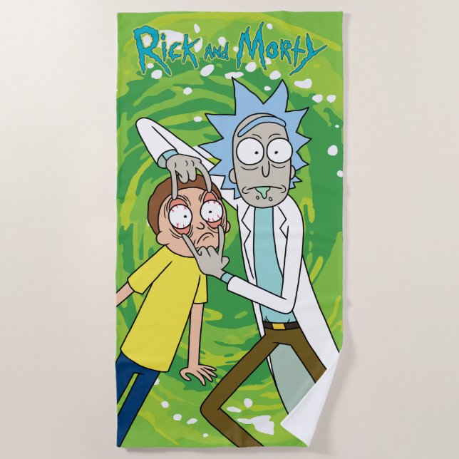 Toalla De Playa RICK AND MORTY™ | Míralo (Anverso)