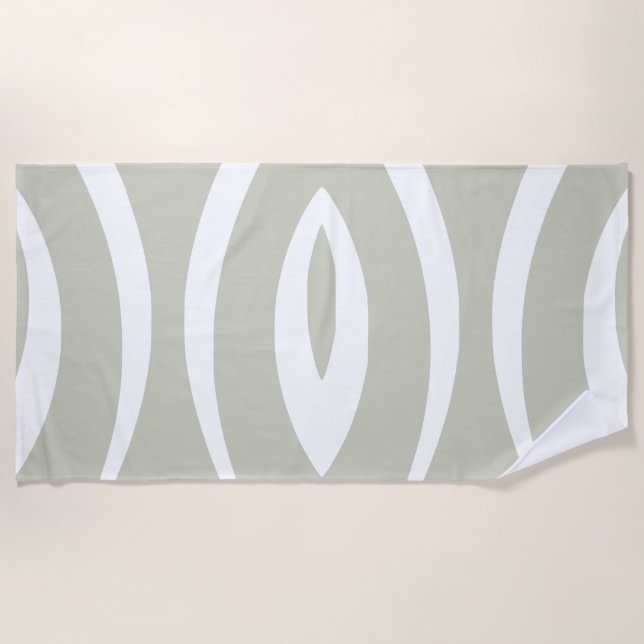 Toalla De Playa Ritmo natural Minimalista (Anverso)