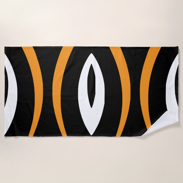 Toalla De Playa Ritmo natural Minimalista (Anverso)