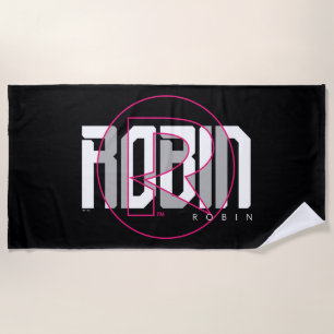 Toalla De Playa Robin Hi-Tech Name Graphic
