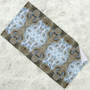 Toalla De Playa Rocas vibrantes Júpiter Florida faux Lace