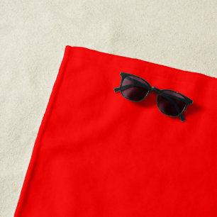Toalla De Playa Rojo